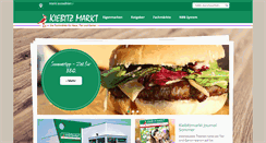 Desktop Screenshot of kiebitzmarkt.de