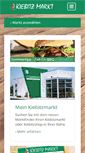 Mobile Screenshot of kiebitzmarkt.de